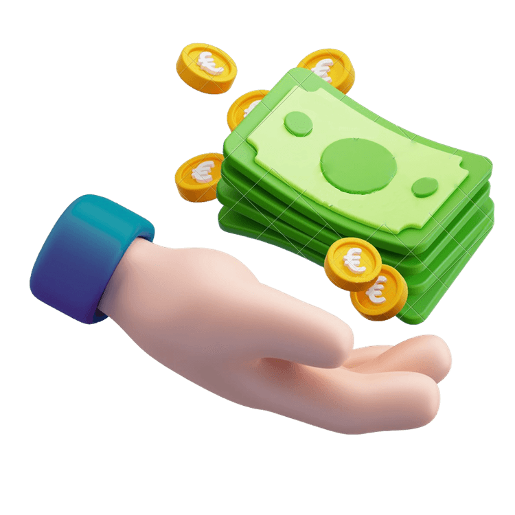 hand with cash